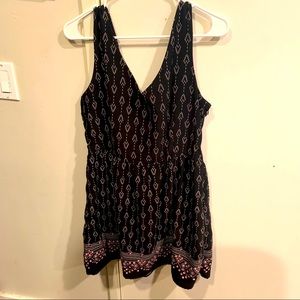 V neck fit and flare dress